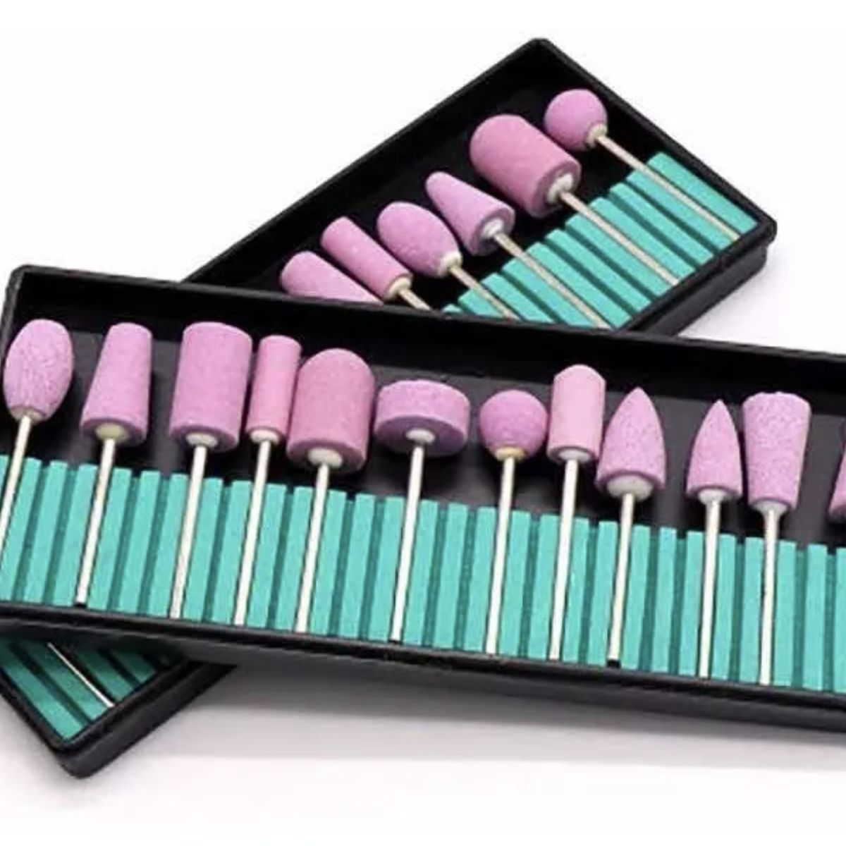 GENERICO - Set De Fresas Brocas Para Torno Electrico Manicure 12 Pcs