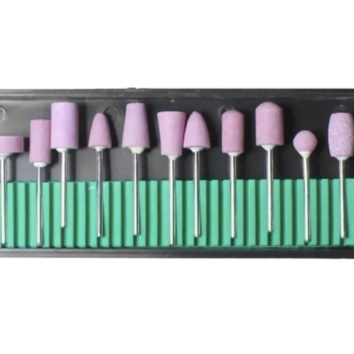 GENERICO - Set De Fresas Brocas Para Torno Electrico Manicure 12 Pcs