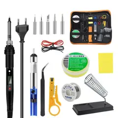 CEGRU - Cautín Lápiz 80w Kit Completo Soldadura Regulable
