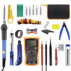 CEGRU - Cautin Soldadura Kit Accesorios 60w Temperatura Regulable
