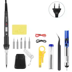 CEGRU - Kit Soldador De Estaño Eléctrico 80w Tipo Lápiz