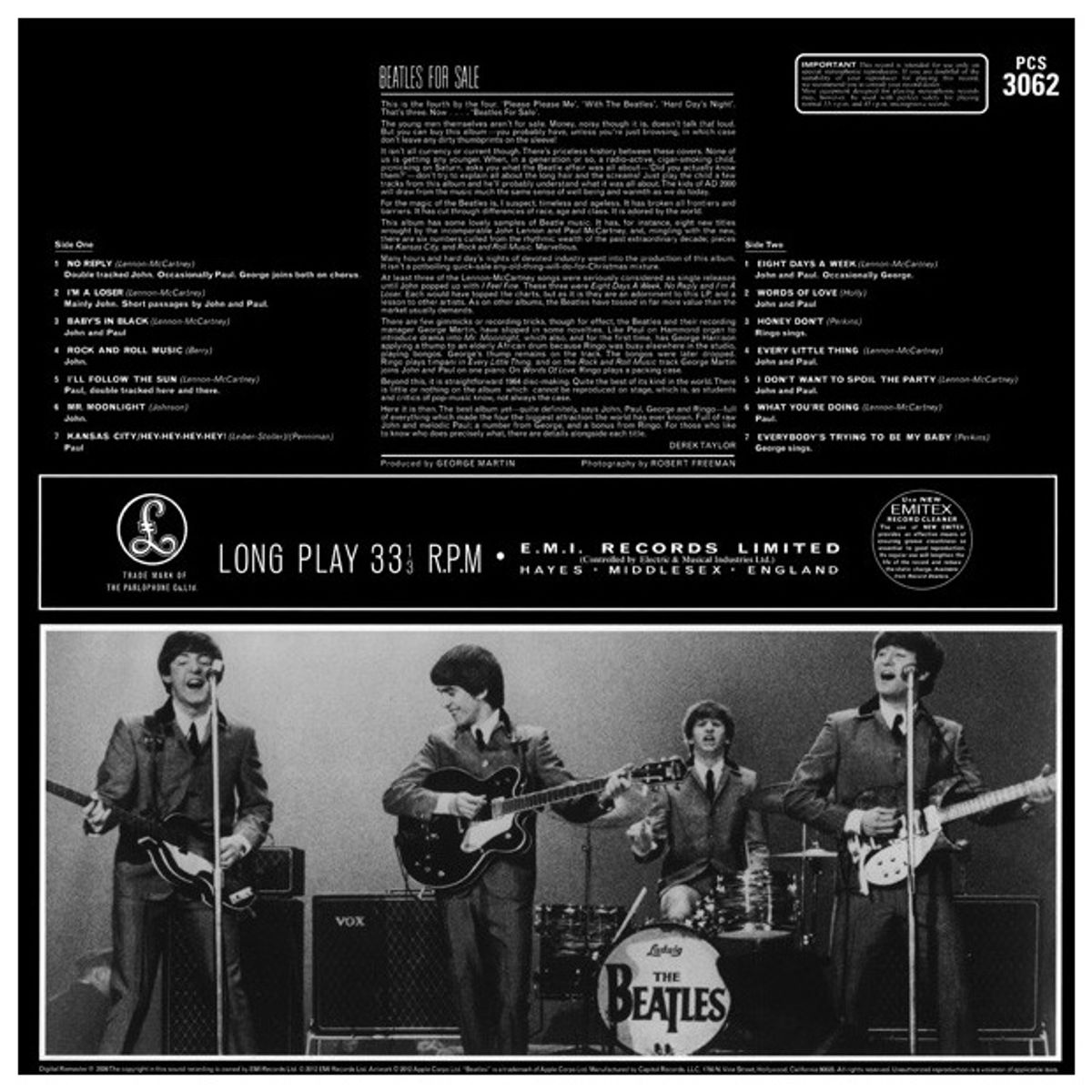 GENERICO - BEATLES - BEATLES FOR SALE / VINILO