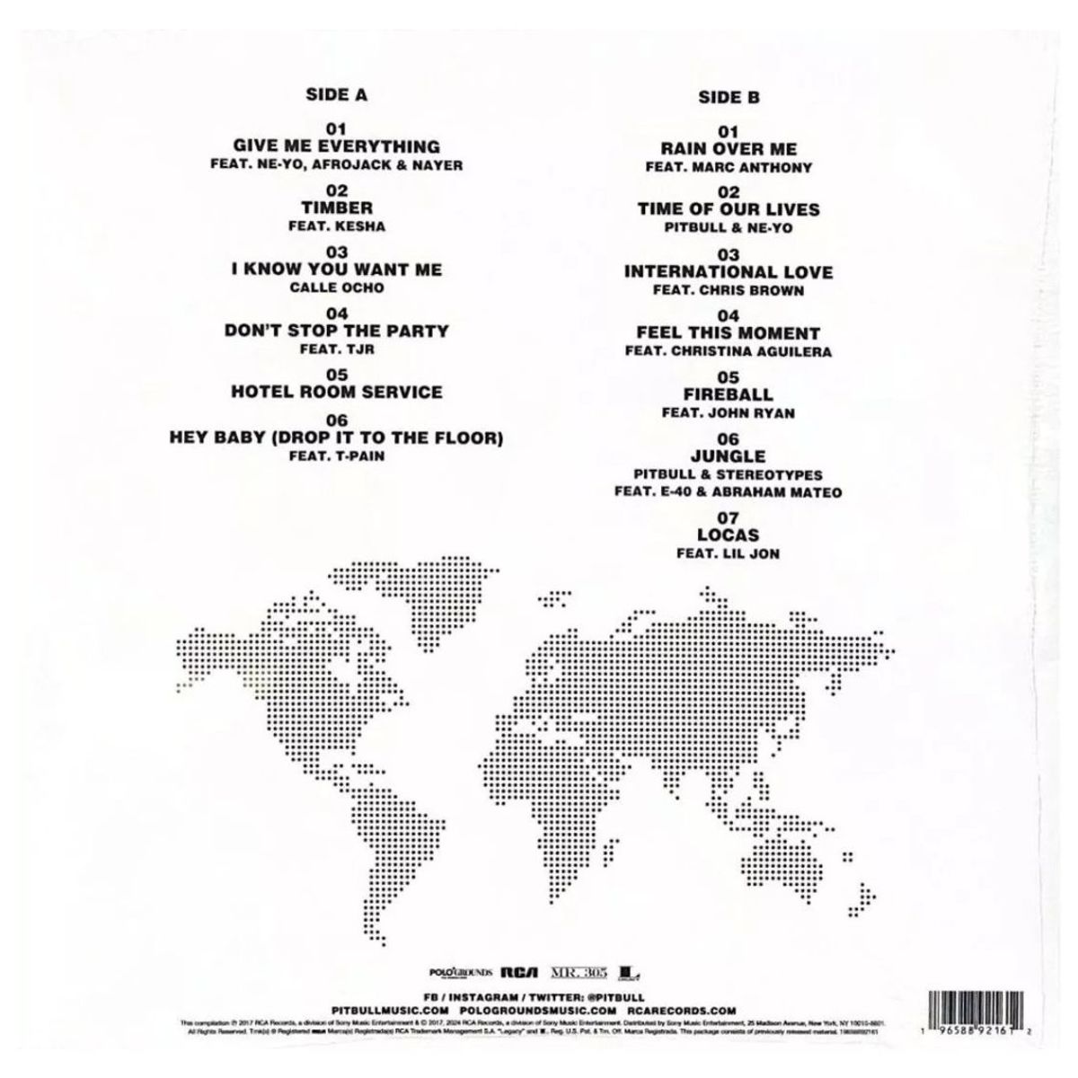 GENERICO - PITBULL - GREATEST HITS / VINILO