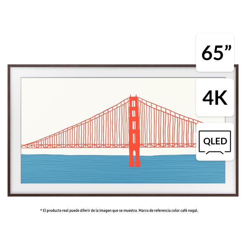 SAMSUNG - QLED 65" The Frame 4K UHD Smart TV