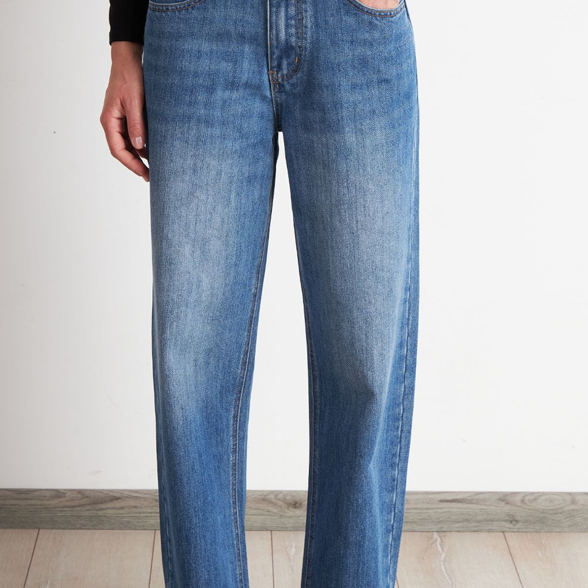 NICOPOLY - Jeans Pierna Recta Azul Nicopoly