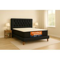 Cama Plaza y Media + Colchon Mery Desing