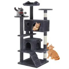 PET BED - Árbol Para Gatos Multinivel Centro De Entretenimiento 140 cm