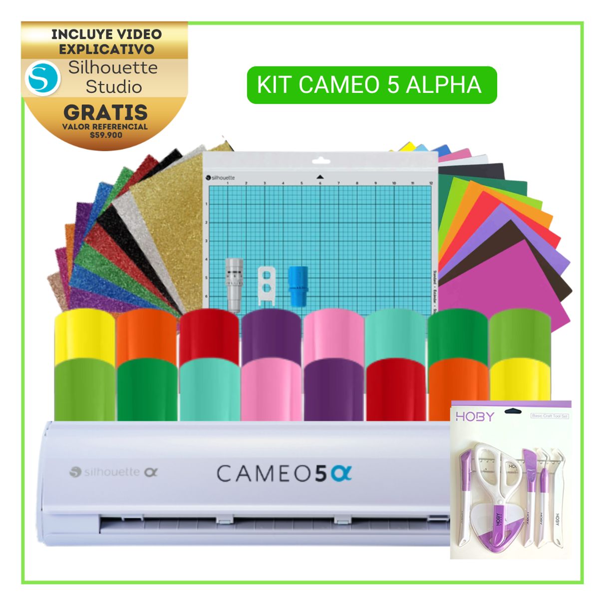 SILHOUETTE - KIT CAMEO 5 Alpha Kit Papeleria Full K230