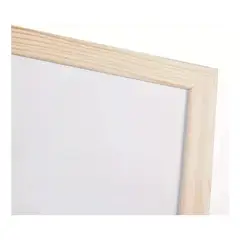 MOTARRO - Pizarra Blanca Con Marco De Madera Acrilica 30x40cm