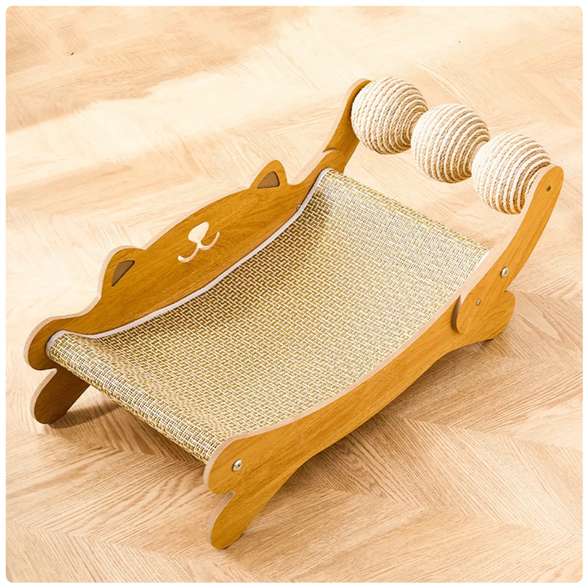 PET BED - Cama Rascador Para Gatos Con Hamaca Y Poste De Sisal
