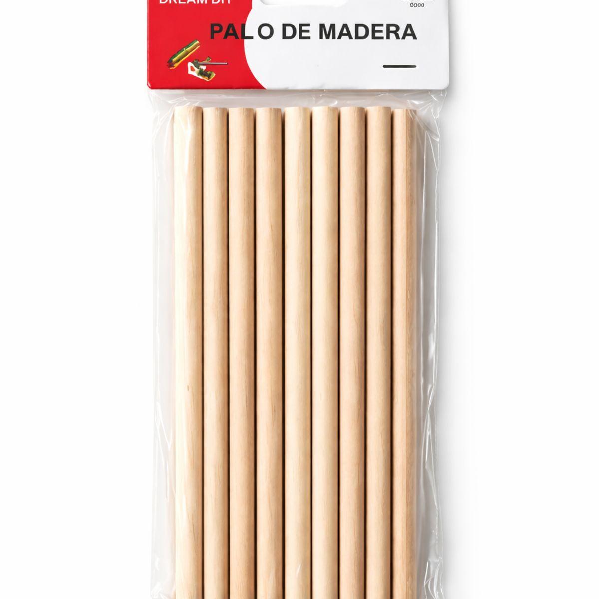 GENERICO - 4 Bolsas Palos De Maquetasmadera 30 Cm X 1 Cm 20 Unidades