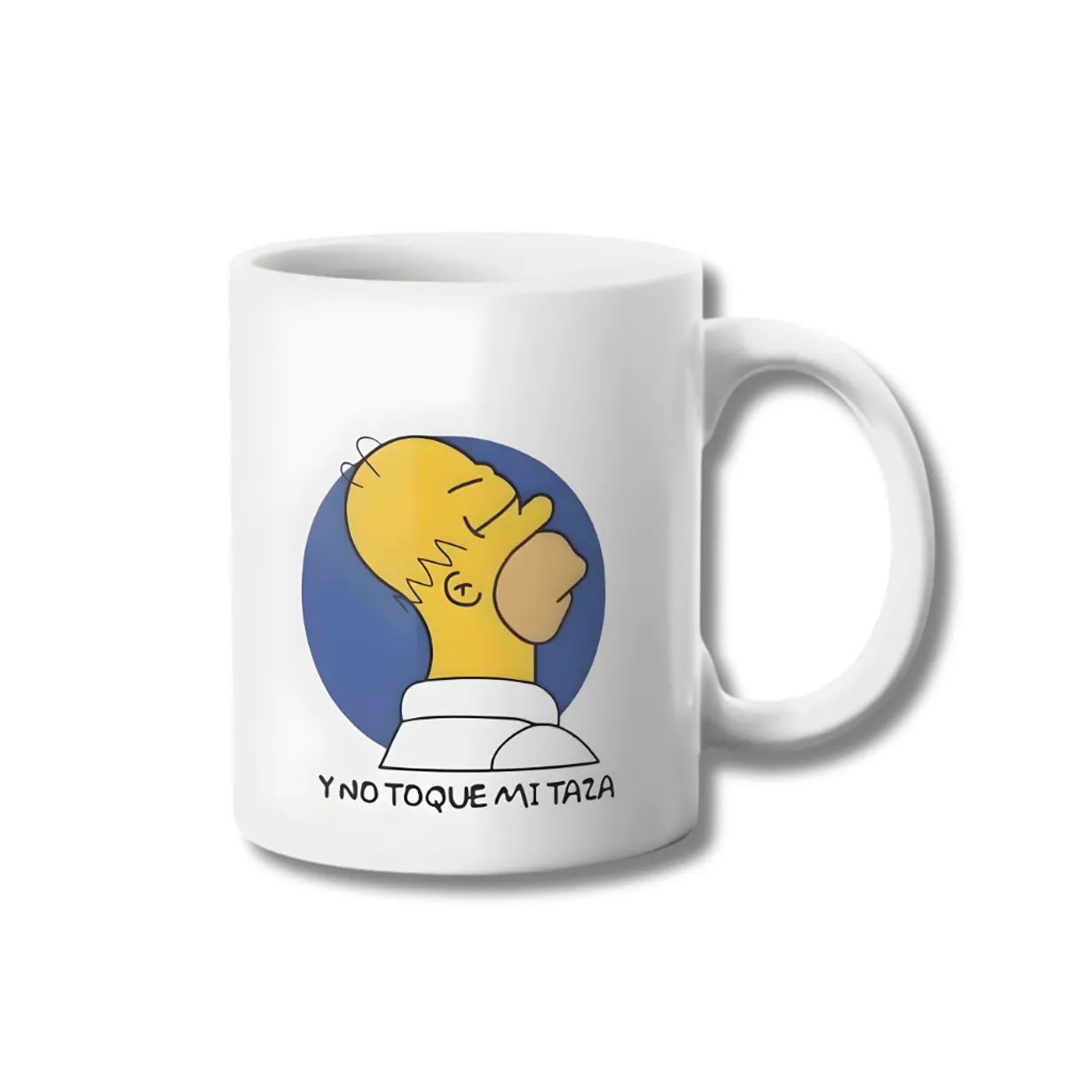 GENERICO - Tazon No Toques Mi Taza - Homero 325ml