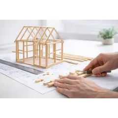 GENERICO - Palos Madera Maqueta 50cm 5x5mm 15 Unidades