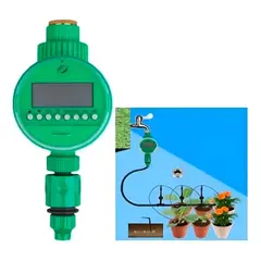 GENERICO - Riego Programador Automatico Timer Digital Color Verde