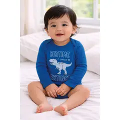 TEDMIMAK - Pack 4 Unidades Bodys Bebe Niño Manga Larga