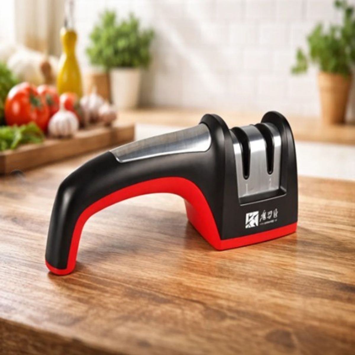 MOVI - Afilador Cuchillos 3 Etapas Profesional Cocina Hogar Antideslizante