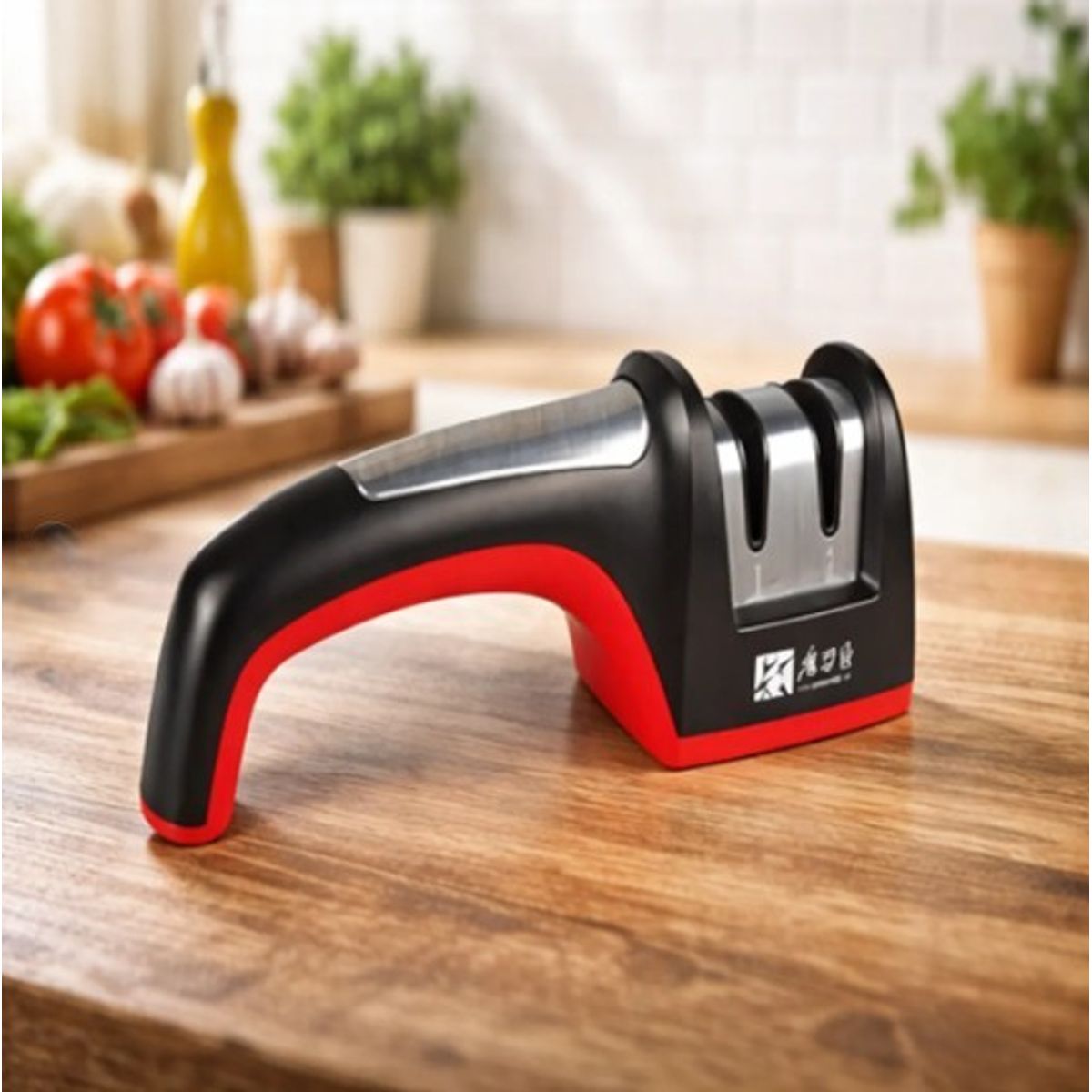 MOVI - Afilador Cuchillos 3 Etapas Profesional Cocina Hogar Antideslizante