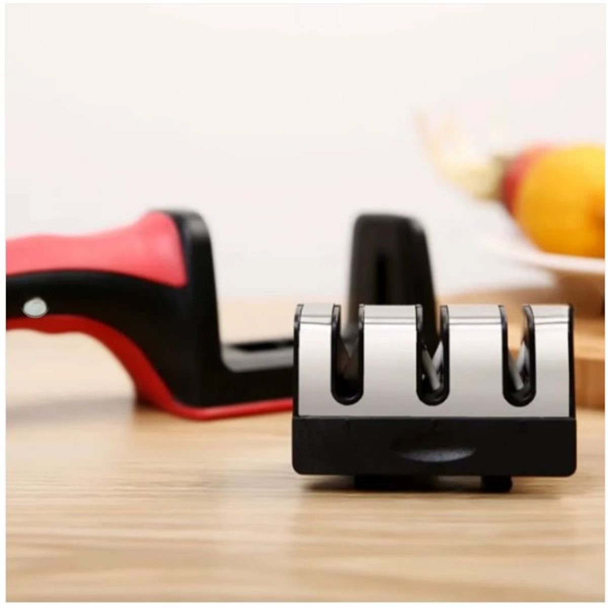 MOVI - Afilador Cuchillos 3 Etapas Profesional Cocina Hogar Antideslizante