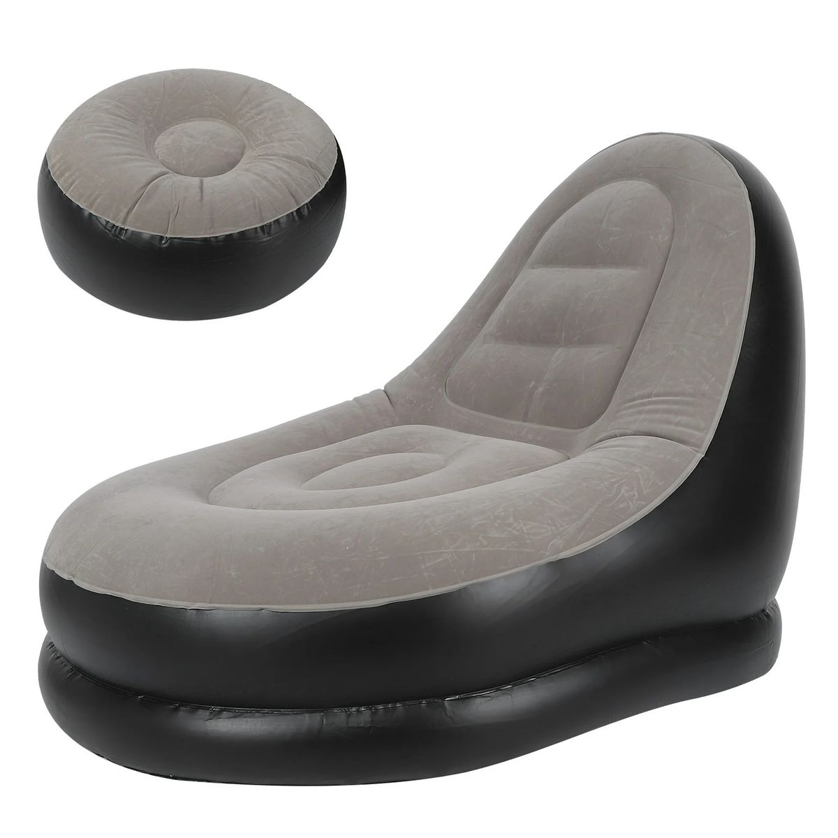 MOVI - Sofa Inflable + Puff - Tu momento de descanso más cómodo y portátil
