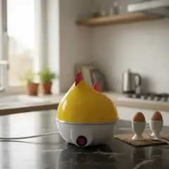 IRM - Huevos maquina Para Cocer Electrica Capacidad 7 Huevos Hervidor Rapido Al Vapor FIGOIMPORT