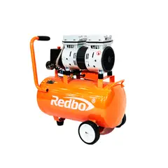 REDBO - Compresor de Aire Silencioso OA 550-25L (1 HP, 25 Litros, 110 PSI)