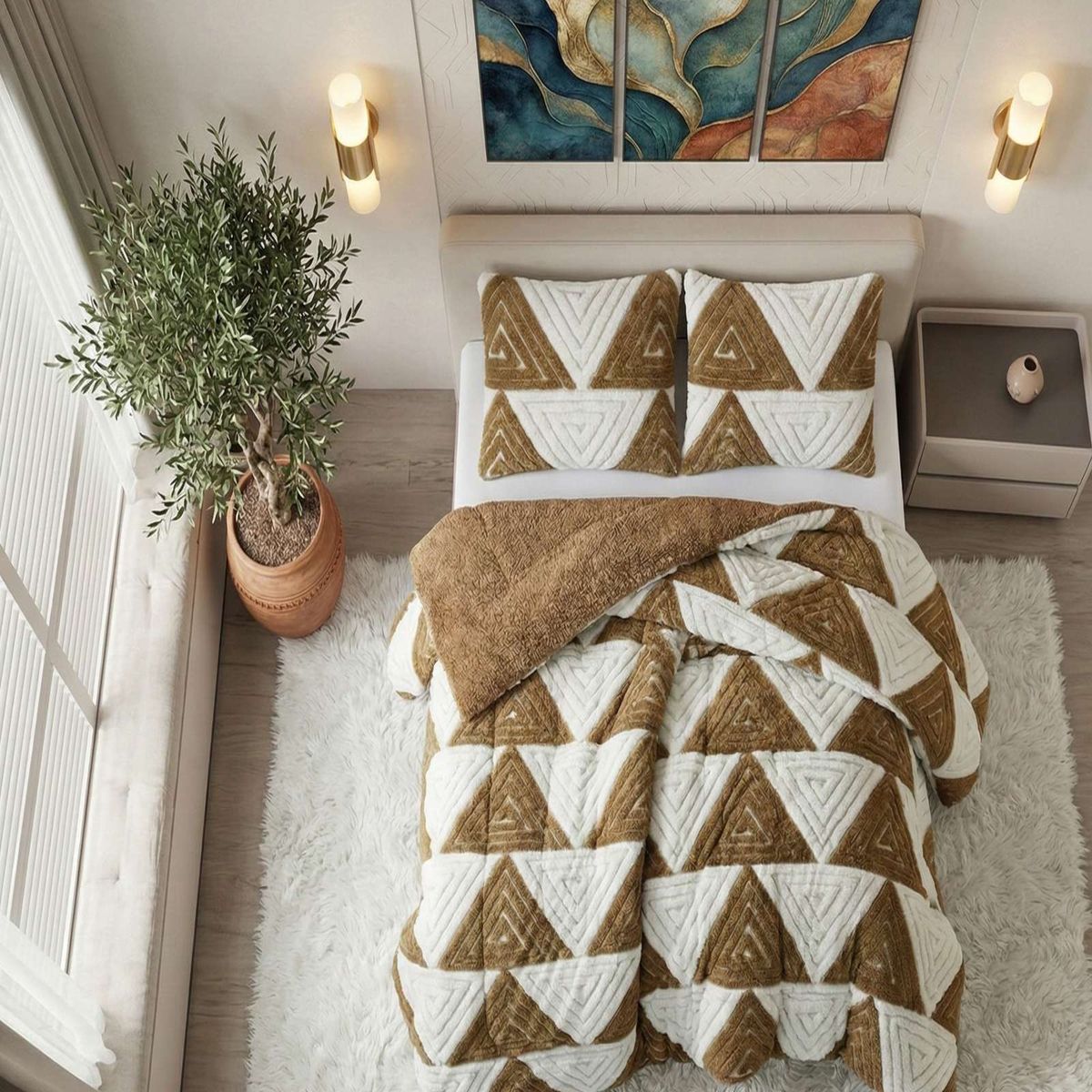 GENERICO - CUBRECAMA CHIPORRO KING INVIERNO JACQUARD PREMIUM  EXTRA SUAVE