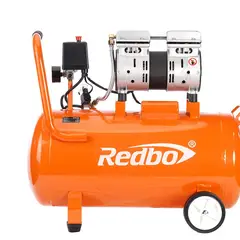 REDBO - Compresor de Aire Silencioso OA 550-50L (1 HP, 50 Litros, 110 PSI)