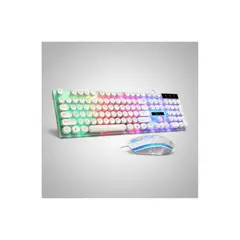 GENERICO - Teclado Gamer Mecánico Retroiluminado Rgb Con Mouse