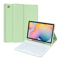 GENERICO - Funda con Teclado Samsung Tab S6 Lite Español Ñ