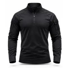OUTDOOR RESEARCH - Polera Tactica Combat Hombre Manga Larga Militar Negro