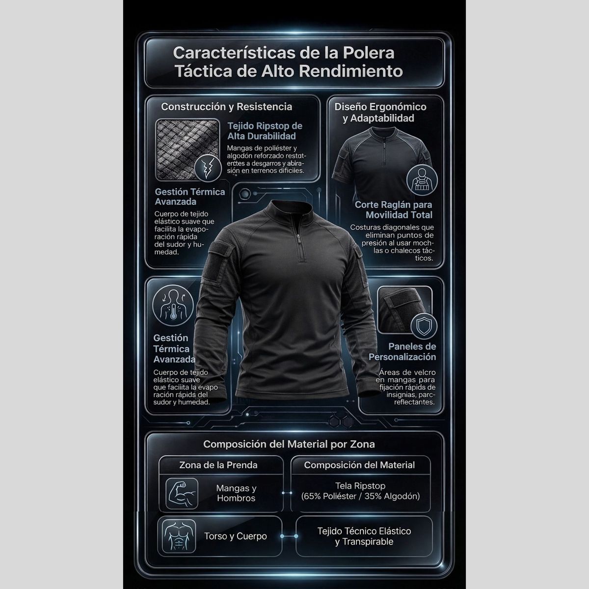 OUTDOOR RESEARCH - Polera Tactica Combat Hombre Manga Larga Militar Verde
