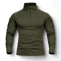 OUTDOOR RESEARCH - Polera Tactica Combat Hombre Manga Larga Militar Verde
