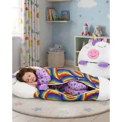 GENERICO - SACO DE DORMIR INFANTIL 2 EN 1 ALMOHADA Y DIVERSIÓN EN UNO REPLICA