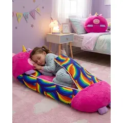 GENERICO - SACO DE DORMIR INFANTIL 2 EN 1 ALMOHADA Y DIVERSIÓN EN UNO REPLICA