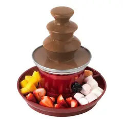 GENERICO - Cascada Fuente De Chocolate 3 Nivel Fondue Chocolate Fiesta