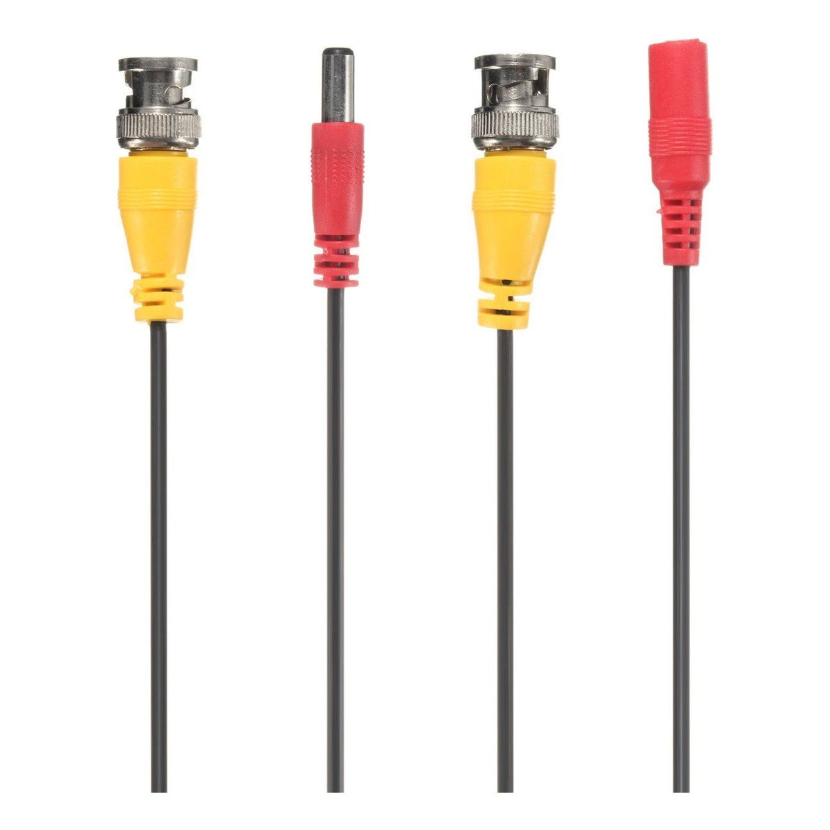 GENERICO - Cable Para Camaras Seguridad Cctv Video Y Poder Bnc 15 Mts