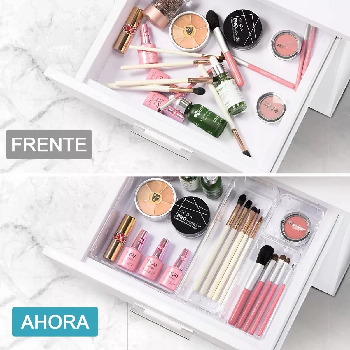 GENERICO - Organizador Separador Cajones Papelería Set X 21