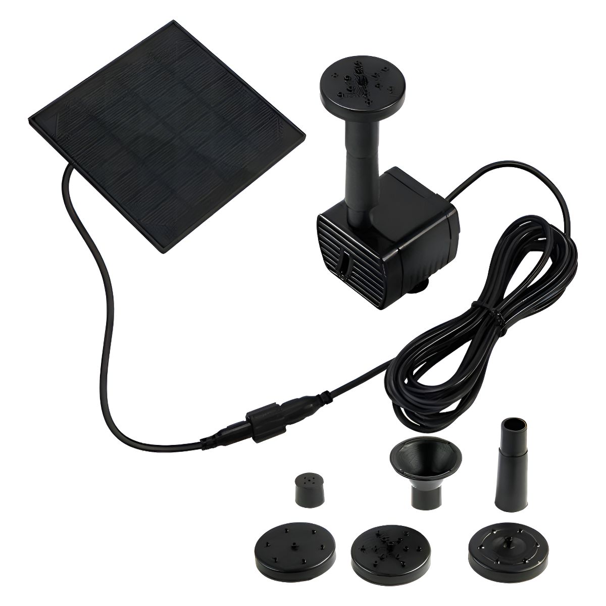 GENERICO - Bomba De Fuente 1.4w Panel Con Energía Solar Agua Sumergible