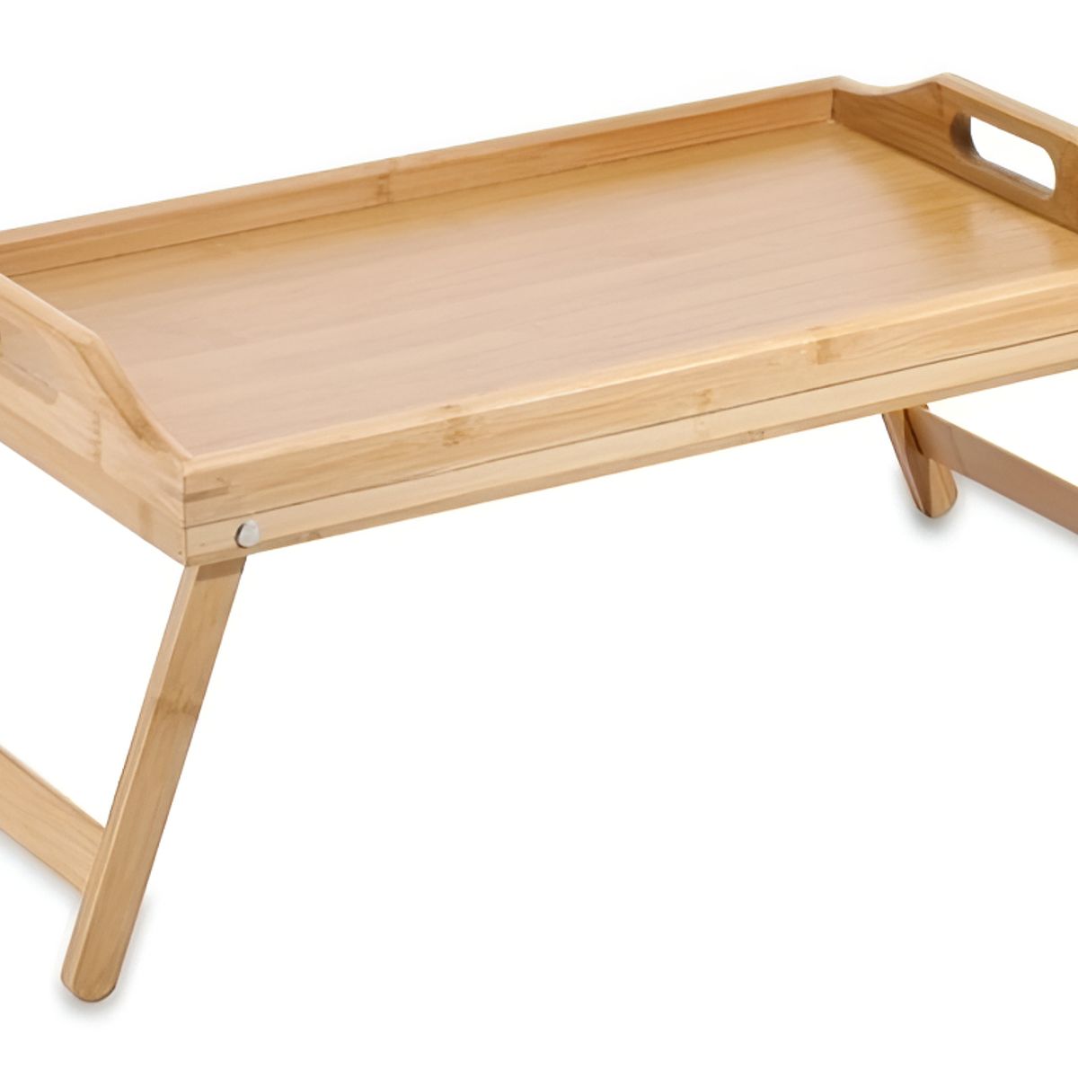 GENERICO - Bandeja De Cama Desayunador Madera Bambu Notebook