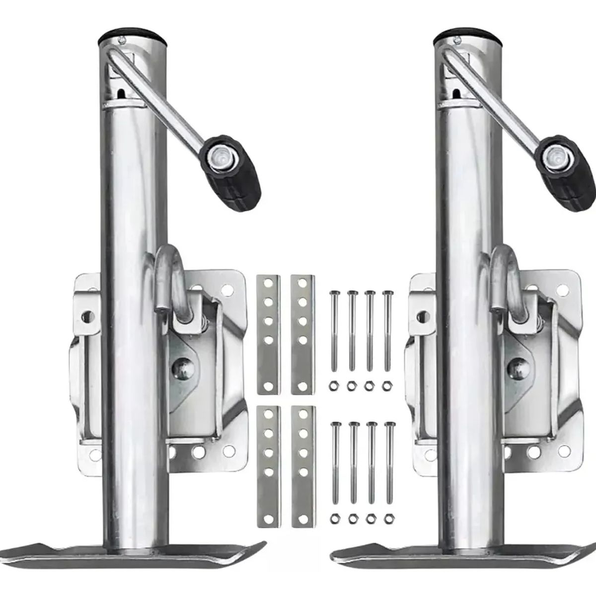 GENERICO - 2pcs Pata Fija Carro Arrastre Enganche Food Truck