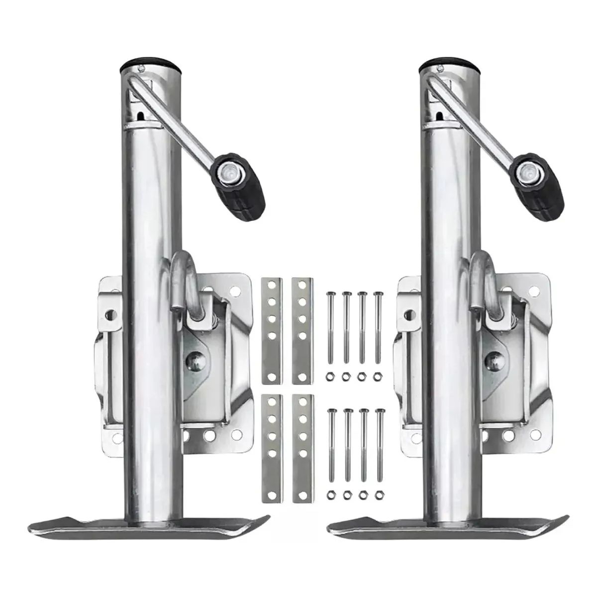 GENERICO - 2pcs Pata Fija Carro Arrastre Enganche Food Truck