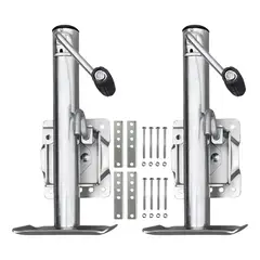 GENERICO - 2pcs Pata Fija Carro Arrastre Enganche Food Truck