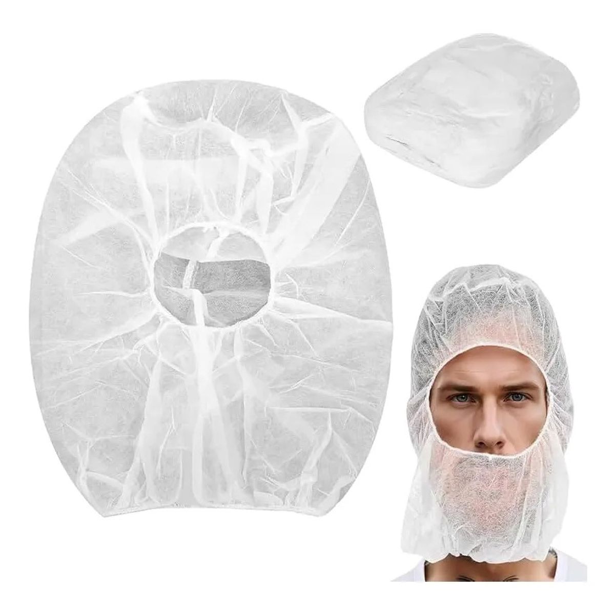 GENERICO - Cofia Desechable Blanca X 100 Unidades