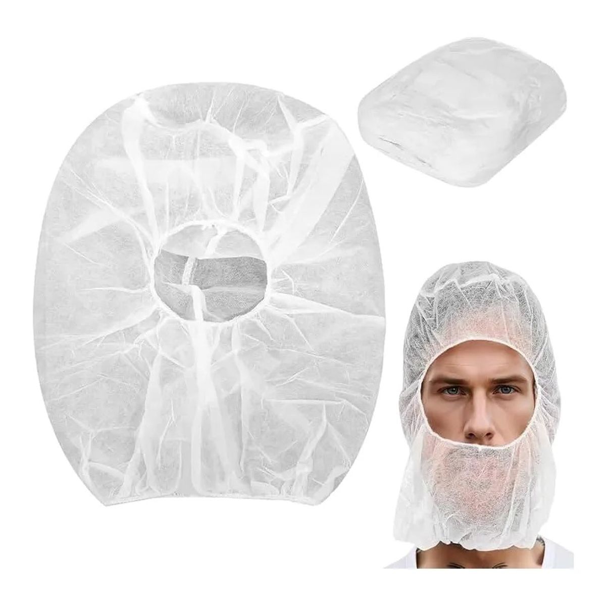 GENERICO - Cofia Desechable Blanca X 100 Unidades