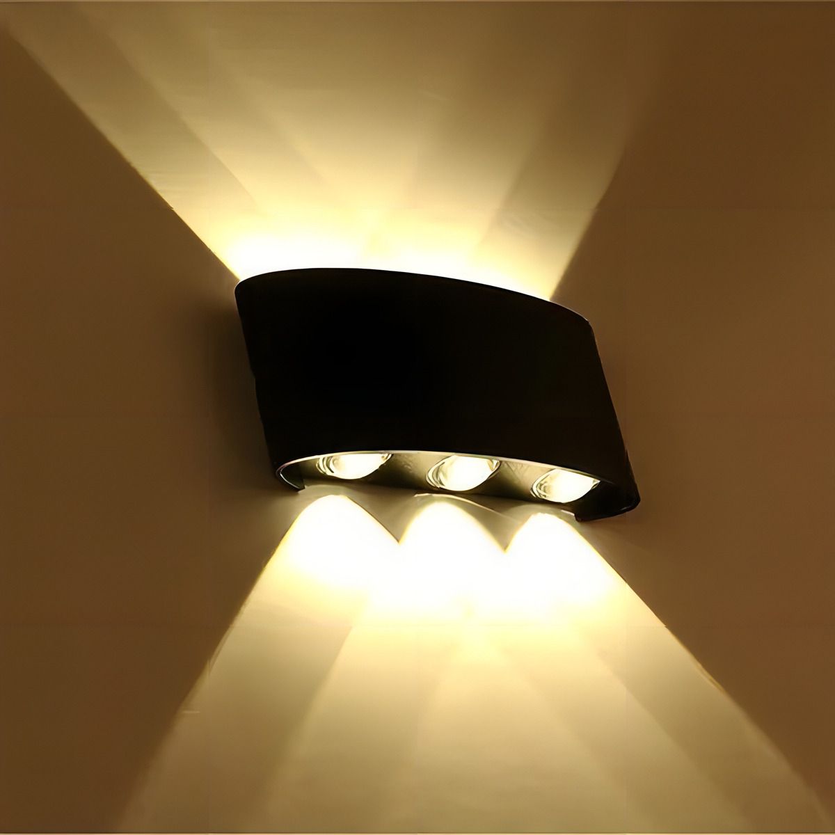 GENERICO - Luz Foco Aplique Para Pared Led 12 Watts Exterior 7011