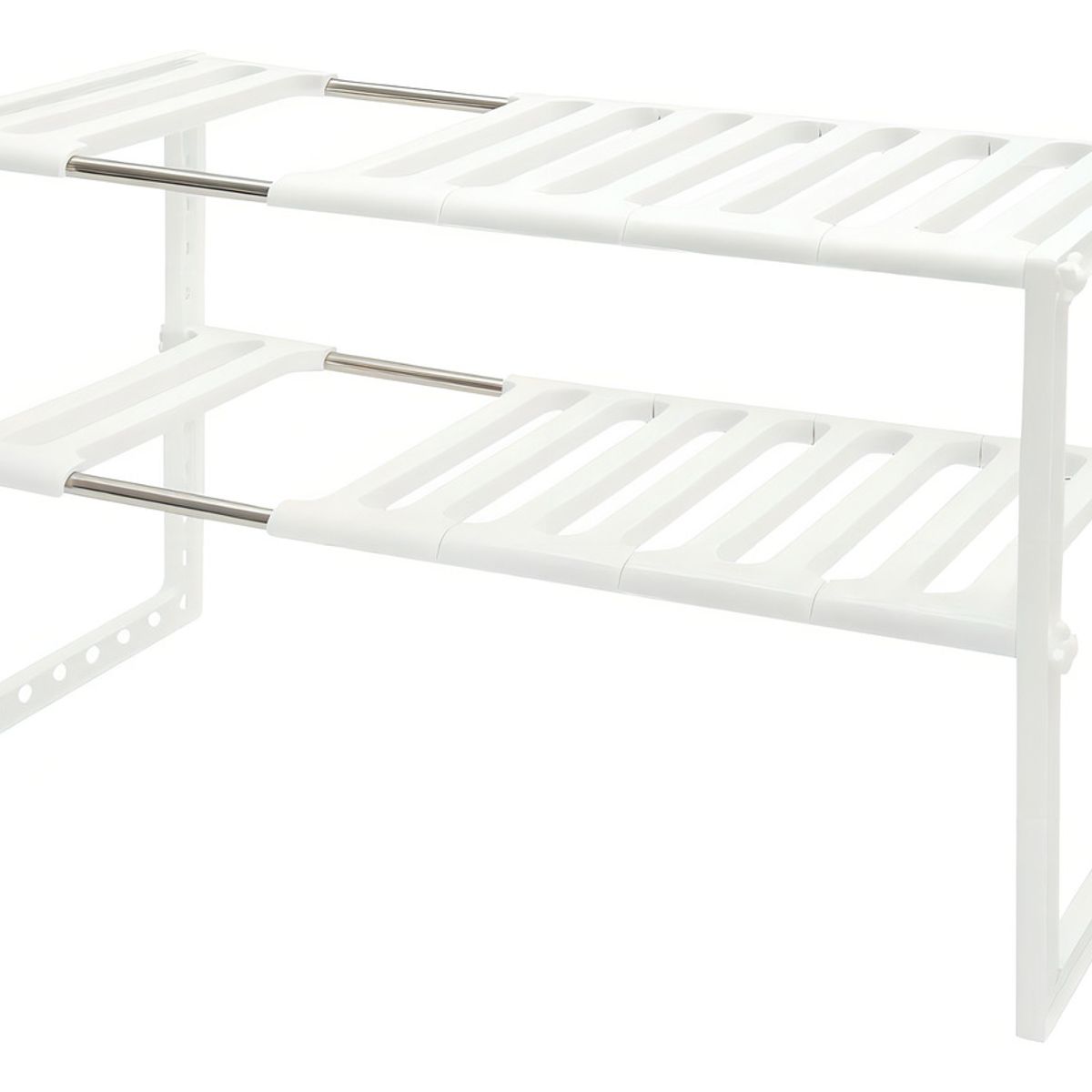 GENERICO - Organizador de lavaplato para cocina DecoTeam Estante Organizador Ajustable blanco