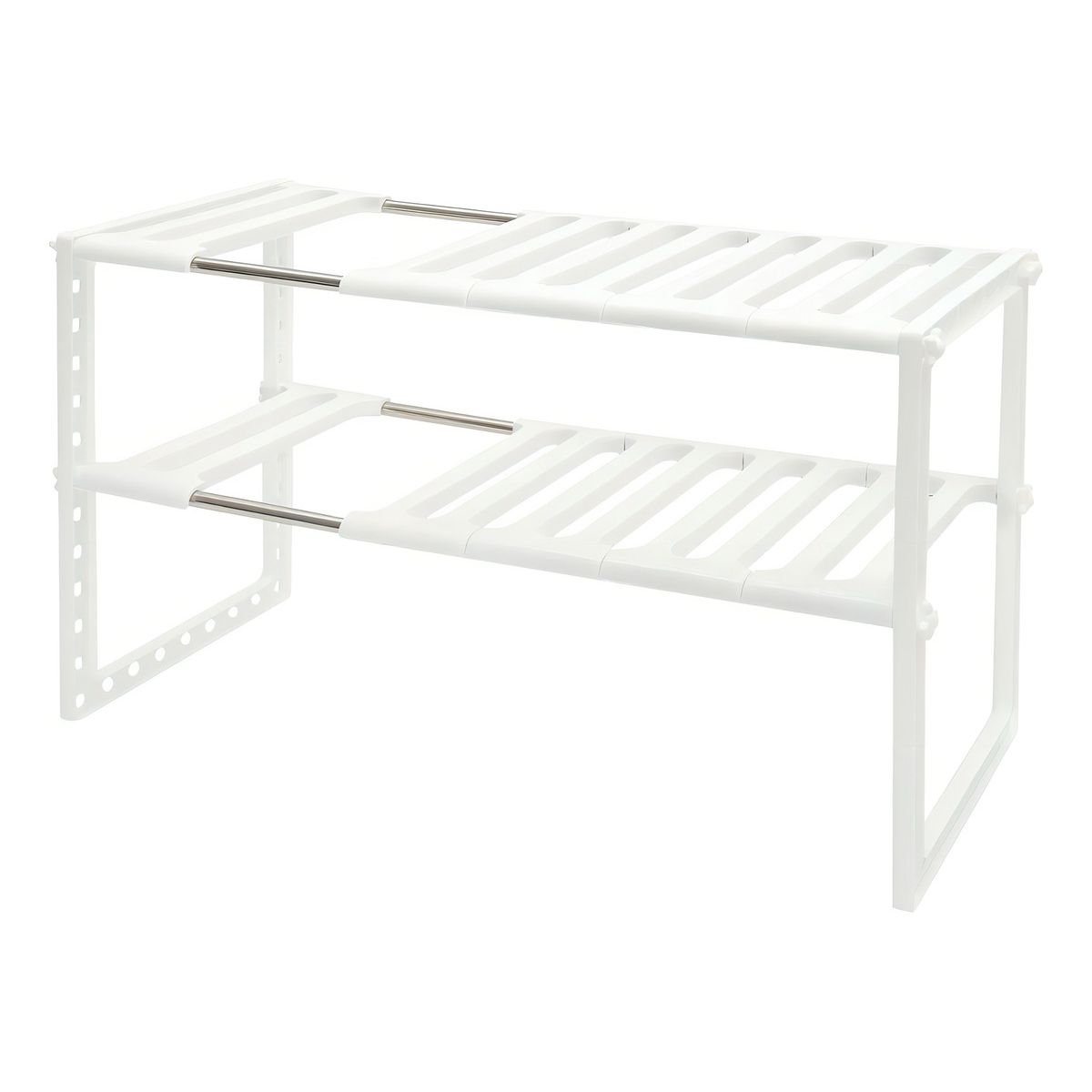 GENERICO - Organizador de lavaplato para cocina DecoTeam Estante Organizador Ajustable blanco