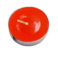 GENERICO - Velas aromáticas color rojo 10pcs 4cm