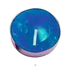 GENERICO - Velas aromáticas color azul 4cm 10un.