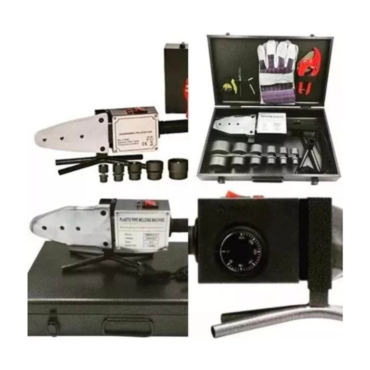 GENERICO - Termofusora Ppr 2000w Con Regulador Temperatura Y Accesorios